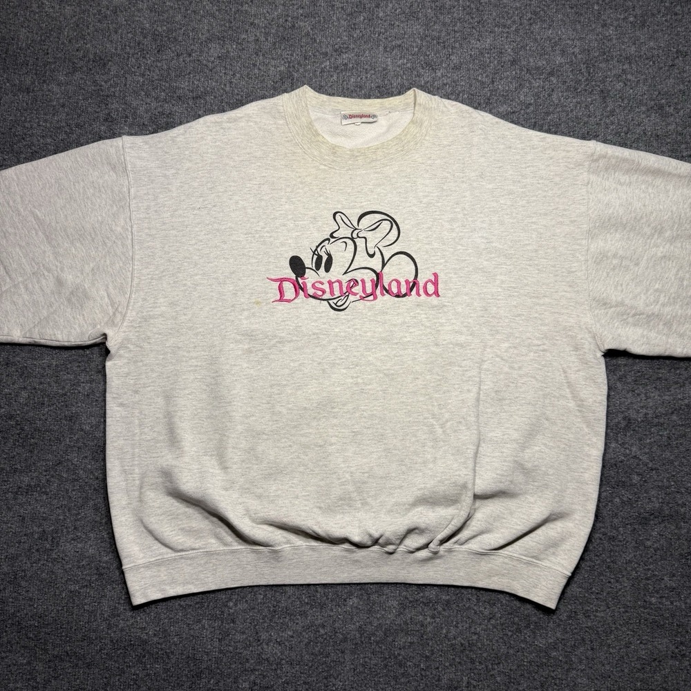 Vintage 90s USA Mickey Mouse Disney Big Logo sweatshirt Men's M-L Size